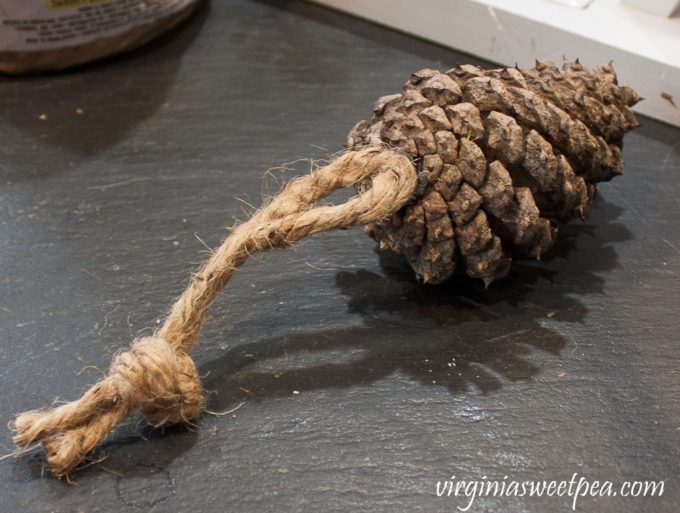 How to Make Pine Cone Christmas Tree Ornaments - virginiasweetpea.com