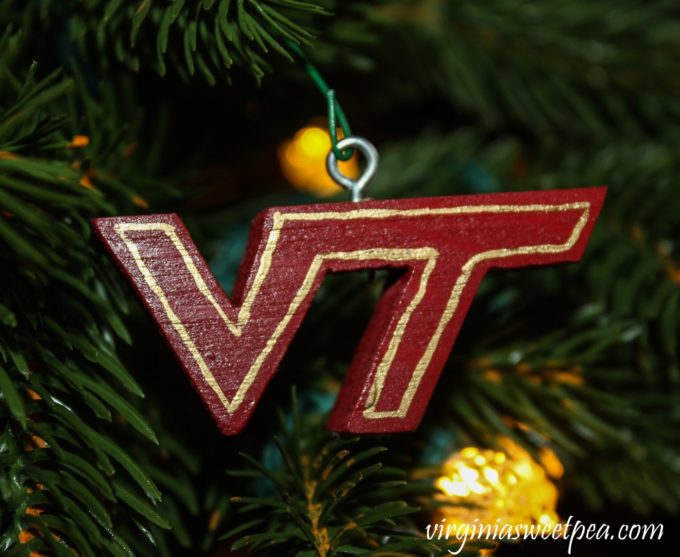 Virginia Tech Christmas Ornament