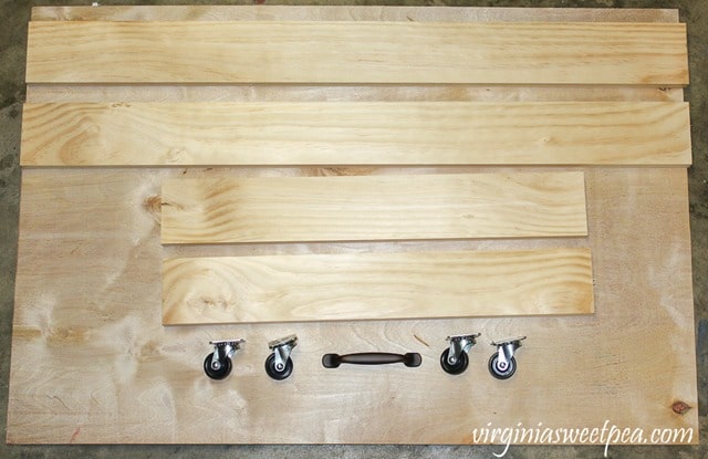 DIY Under Bed Storage Drawer - Supplies Needed