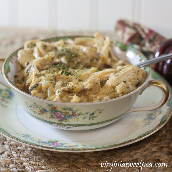 Instant Pot Chicken and Wild Rice Stew 