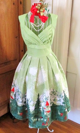 Vintage Christmas Dress