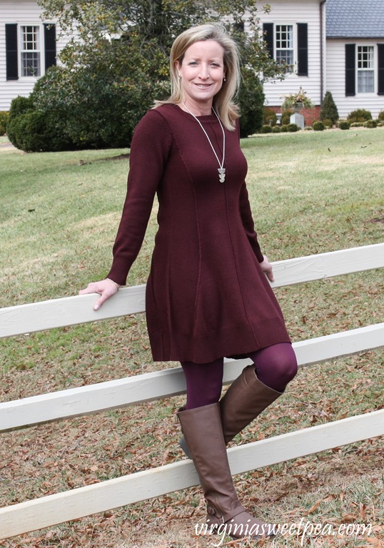 Stitch Fix Review for February 2018 - RD Style Emmett Sweater Dress - virginiasweetpea.com
