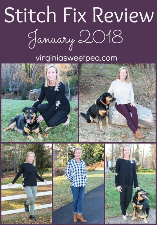 Stitch Fix Review for January 2018 - First time Stitch Fix users, don't miss trying Stitch Fix with no styling fee this month! virginiasweetpea.com