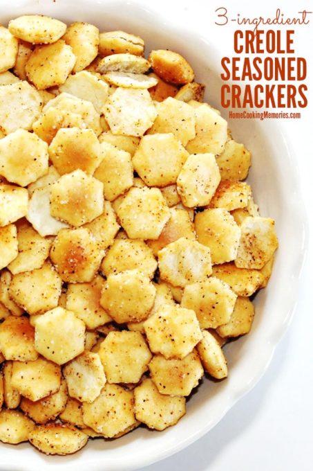 3 Ingredient Creole Seasoned Crackers