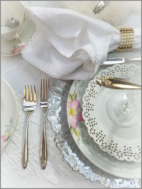 Tablescape Featuring Noritake Azalea Dishes