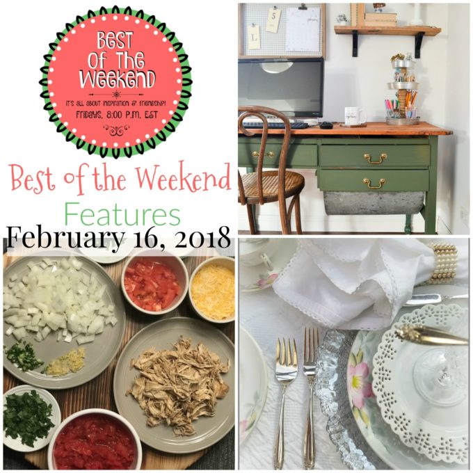 Best of the Weekend Features for February 16, 2018