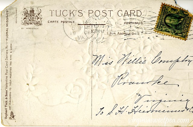 Vintage Valentine's Day Post ards from the Early 1900's - Heironimus in Roanoke, VA