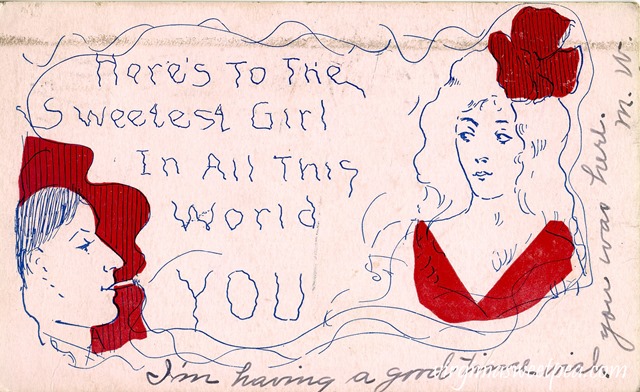 Vintage Valentine's Day Postcard from the Early 1900's