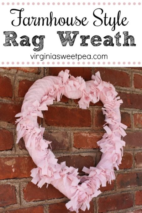 Farmhouse Style Rag Wreath