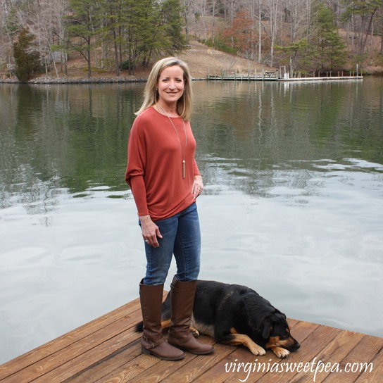 Stitch Fix Review for March 2018 - Jolie Reid French Terry Knit Top - virginiasweetpea.com #stitchfix #stitchfixreview #fashion #fashionover40