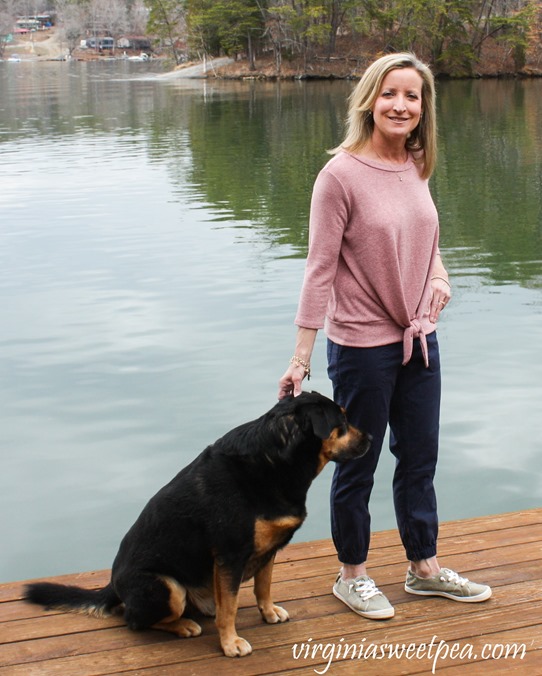 Stitch Fix Review for March 2018 -Pistola Distin Ankle Zip Detail Jogger Pant - virginiasweetpea.com #stitchfix #stitchfixreview #fashion #fashionover40