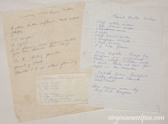 Old Handwritten Family Recipes