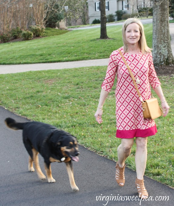 Stitch Fix Review for April 2018-Linea Pelle Carmen Whipstitch Crossbody and 41 Hawthorn Reese Knit Dress - virginiasweetpea.com