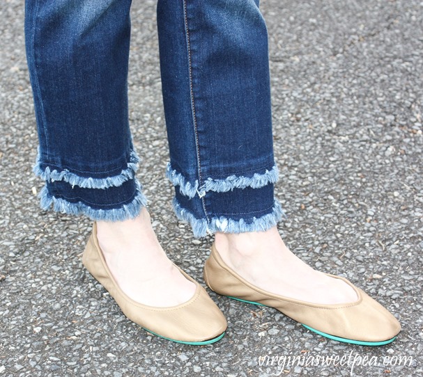 Stitch Fix Review for April 2018-Lila Ryan Double Frayed Hem Straight Leg Jean