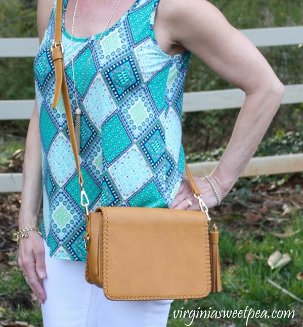 April 2018 Stitch Fix Review-Linea Pelle Carmen Whipstitch Crossbody - virginiasweetpea.com