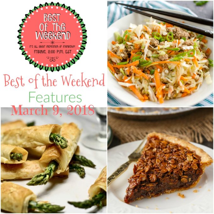 Best of the Weekend Features for March 9, 2018