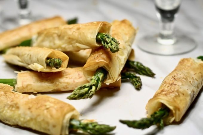 Phyllo Wrapped Asparagus - Best of the Weekend Feature for March 9, 2018