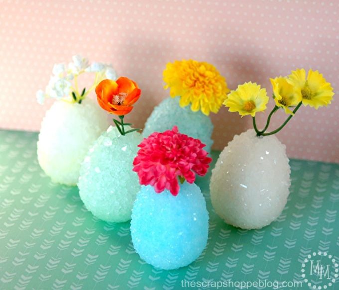 Crystallized Egg Vases - Best of the Weekend Feature for March 16, 2018