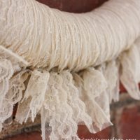 DIY Lace Wreath