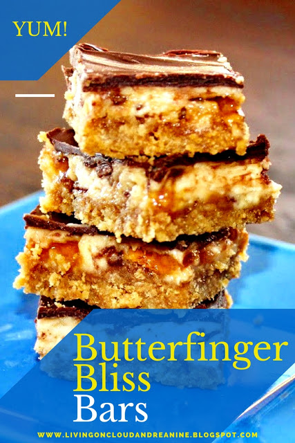 Butterfinger Bliss Bars - Best of the Weekend Party Feature for April 6, 2018