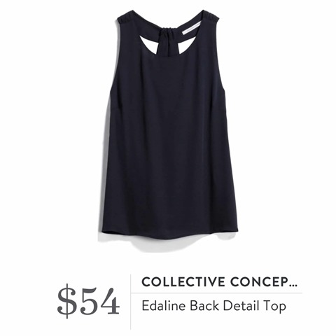 Collective Concepts Edaline Back Detail Top