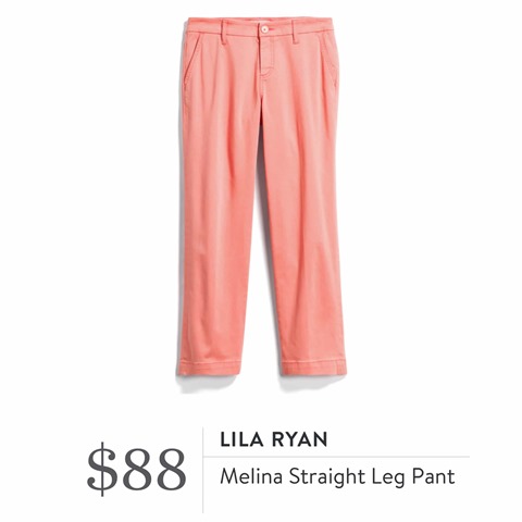 Lila Rayn Melina Straight Leg Pant