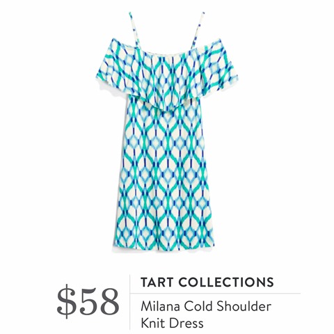 Stitch Fix Review May 2018 - Tart Collections Milana Cold Shoulder Knit Dress
