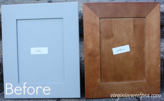 Cabinet Doors Before Makeover - These doors become a DIY Message Board and Organizer.