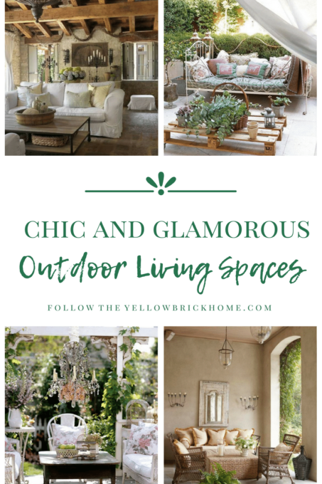 Chic and Glamourous Outdoor Living Spaces - Best of the Weekend Feature for June 1, 2018