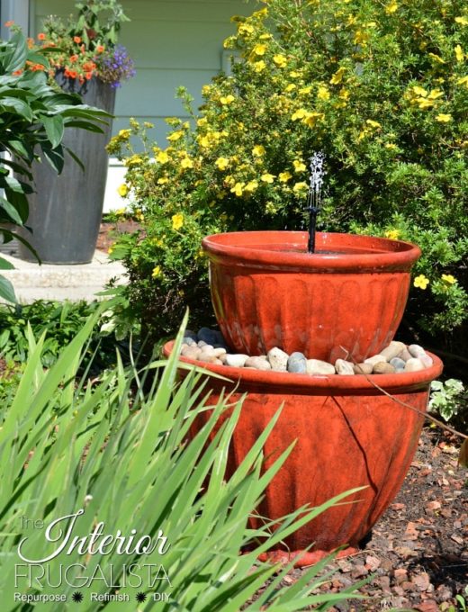 DIY Solar Plant Pot Fountain - Best of the Weekend Feature for May 18, 2018