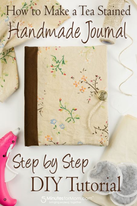 How to Make a Tea Stained Journal - Best of the Weekend Feature for May 4, 2018