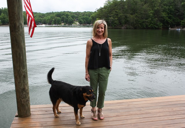 Stitch Fix Review for June 2018 - Chloe Oliver Caliope Blouse with Lila Ryan Kati Chino Cargo Straight Leg Pant. #stitchfix #stitchfixsummer #summerfashion #fashionover40