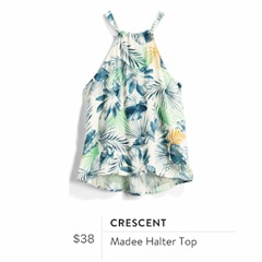 Crescent Madee Halter Top