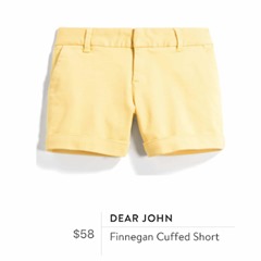 Dear John Finnegan Cuffed Short