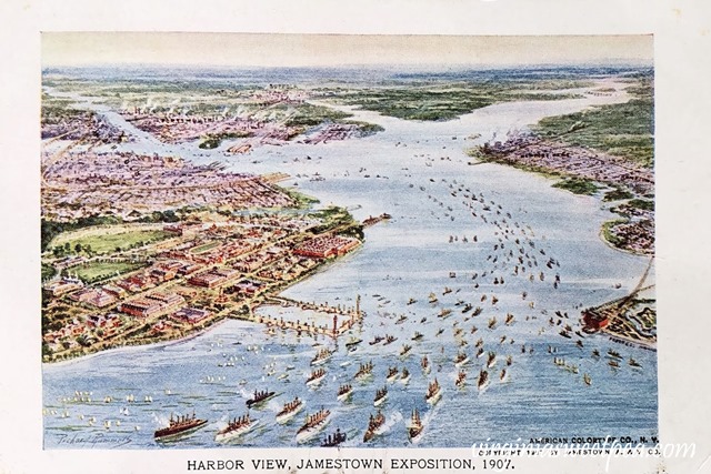 1907 Jamestown Exposition Postcard #jametown #jamestownexposition #1907 #antiquepostcard