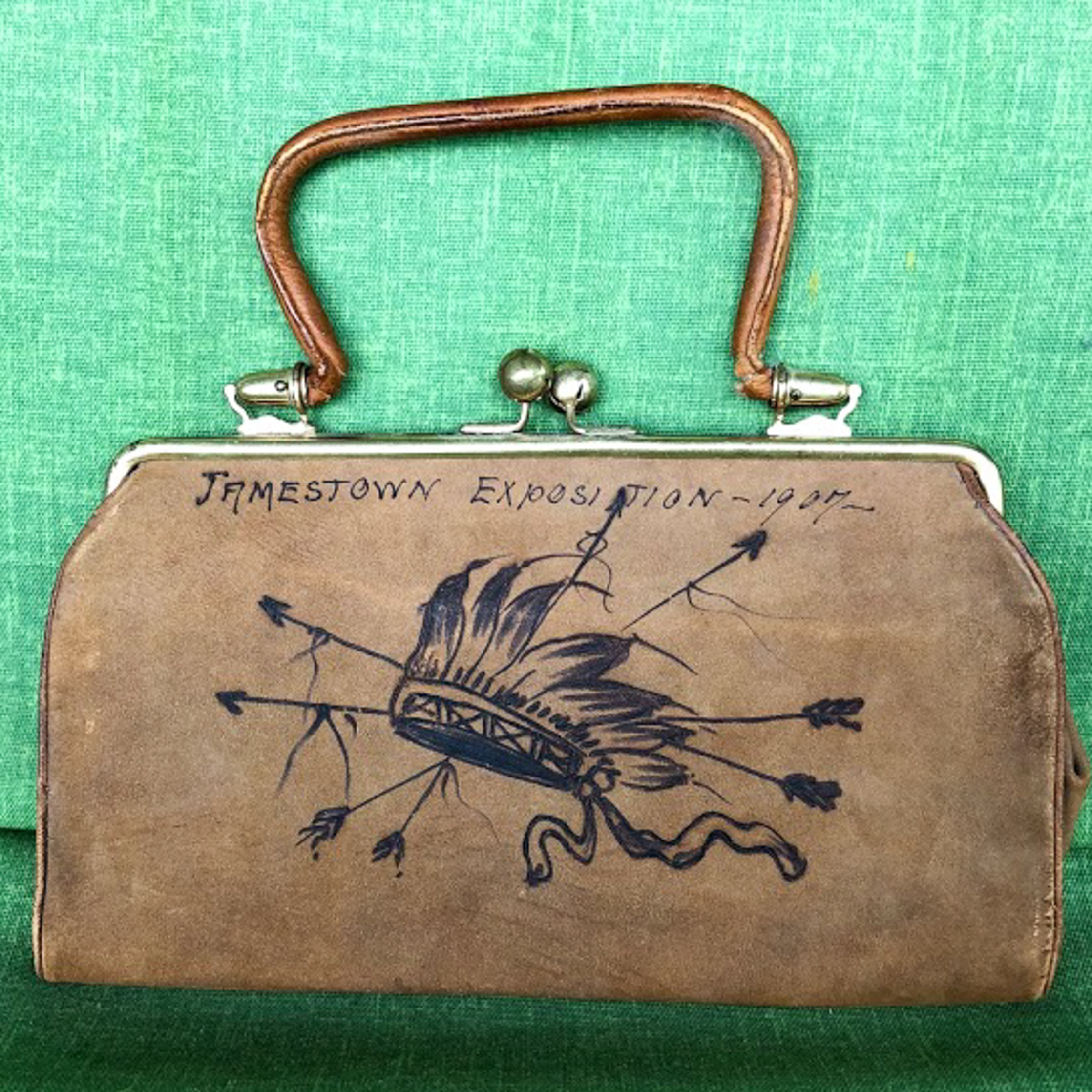 1907 Jamestown Exposition Souvenir Purse