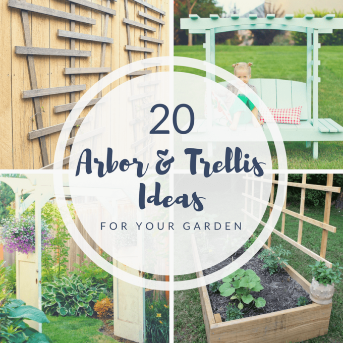 20 DIY Arbor and Trellis Ideas for your Garden - Best of the Weekend Feature for June 29, 2018