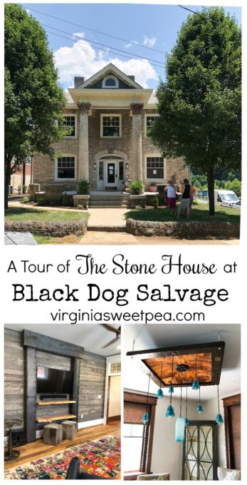 Tour the recently renovated 1911 Stone House at Black Dog Salvage in Roanoke, VA. This home is now a vacation rental or event space.