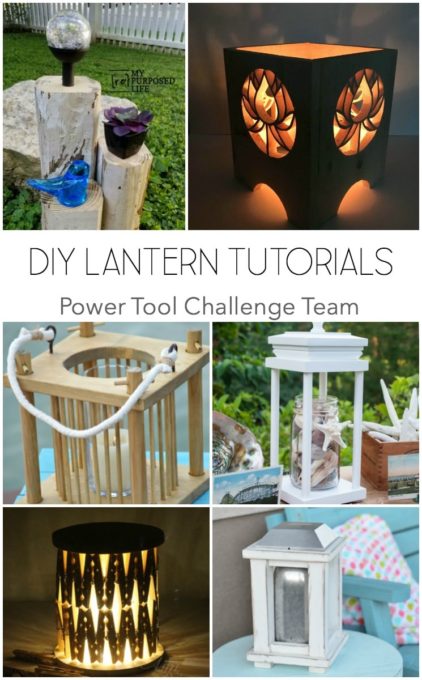 DIY Lantern Tutorials - Get ideas for lanterns that you can make for your home. #woodworking #diy #diylantern