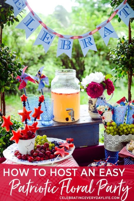 How to Host an Easy Beautiful Patriotic Party - Best of the Weekend Feature for June 8, 2018