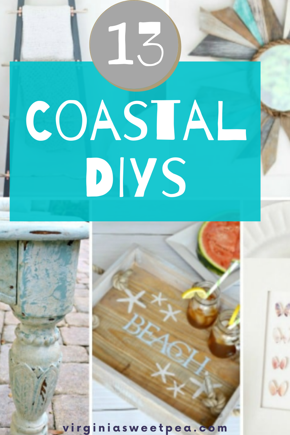 Best Coastal DIY Decor Sweet Pea