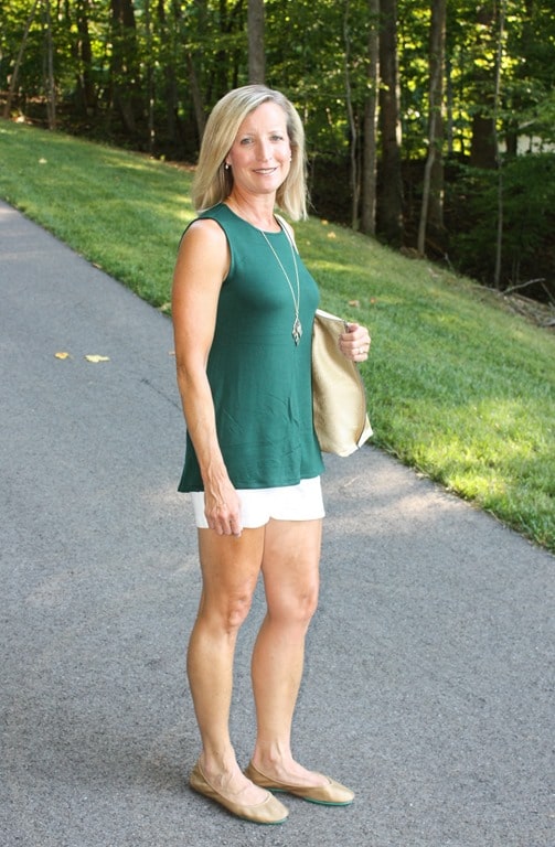 Stitch Fix Review for August 2018 - Market & Spruce Benah Open Back French Terry Knit Top #stitchfix #stitchfixreview #stitchfixathleisure #athleisure #fashionover40