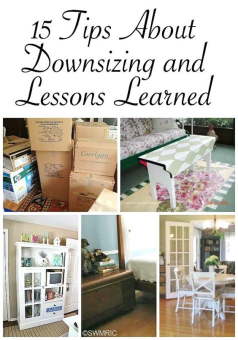 15 Tips About Downsizing and Lessons Learned - Best of the Weekend Feature for August 12, 2018