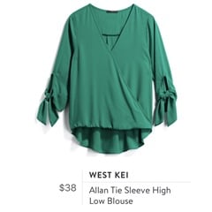 West Kei Allan Tie Sleeve Blouse