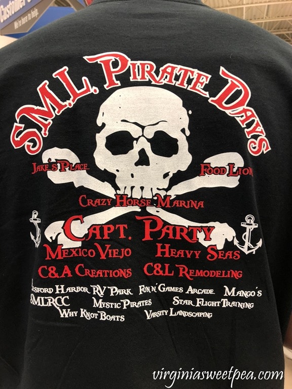 Smith Mountain Lake Pirate Days T-Shirt #smithmountainlake #sml #piratedays #smlpiratedays