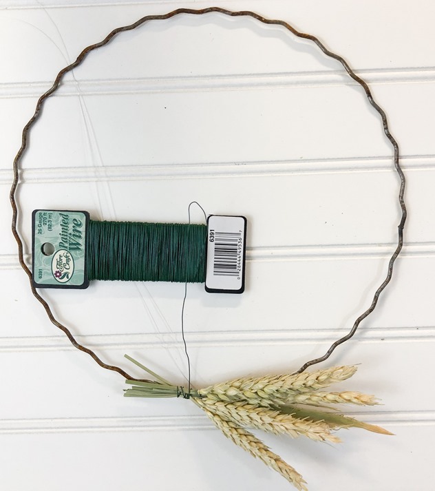 Tutorial to make a wheat wreath