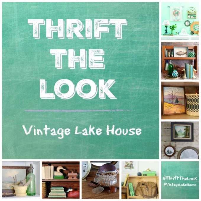 Thrift the look - Eight bloggers share how to shop thrift stores to get a Vintage Lake House look.