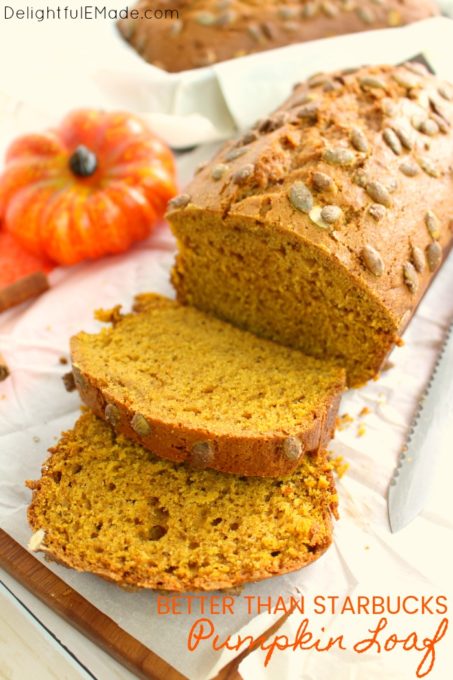 Better than Starbuck's Pumpkin Loaf - Best of the Weekend Feature for October 5, 2018