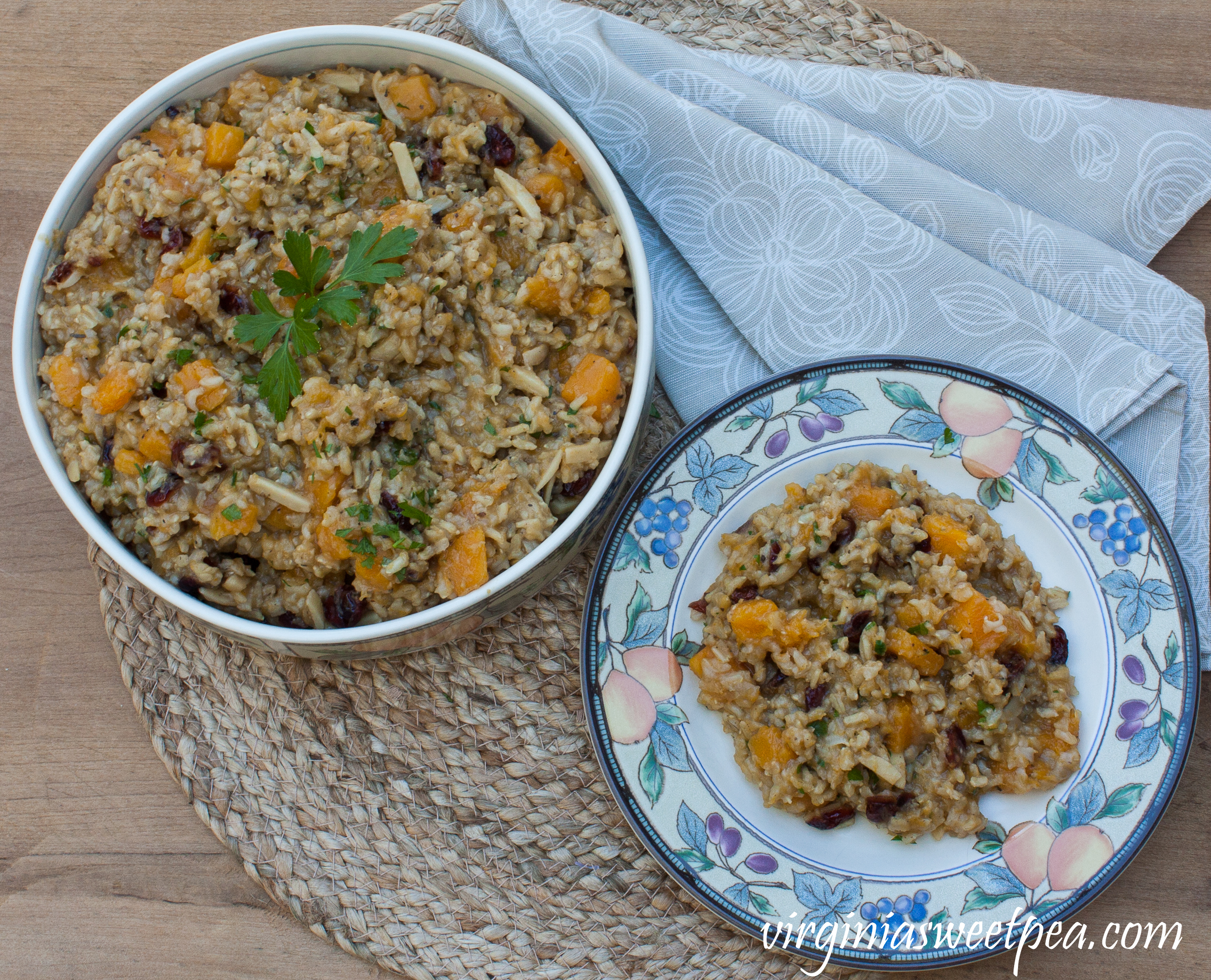 Butternut Squash Rice Pilaf