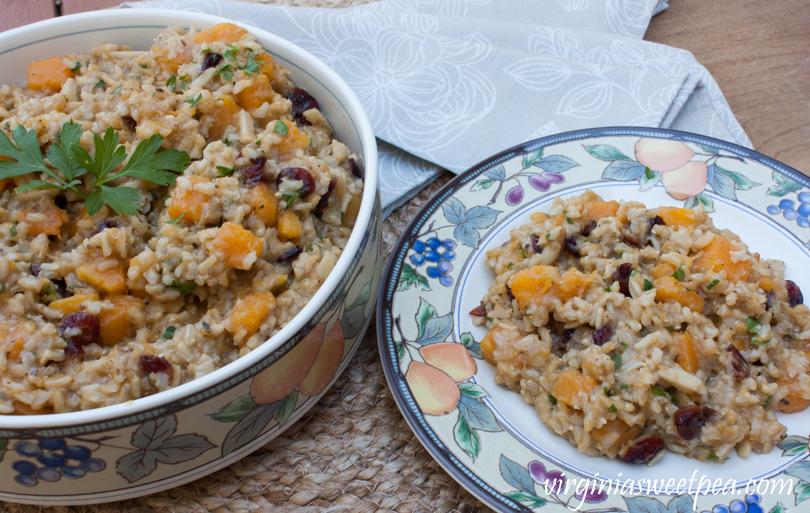 Butternut Squash Rice Pilaf